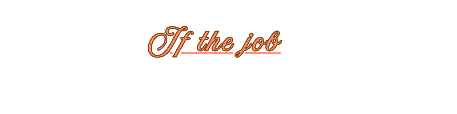 Ifthejob